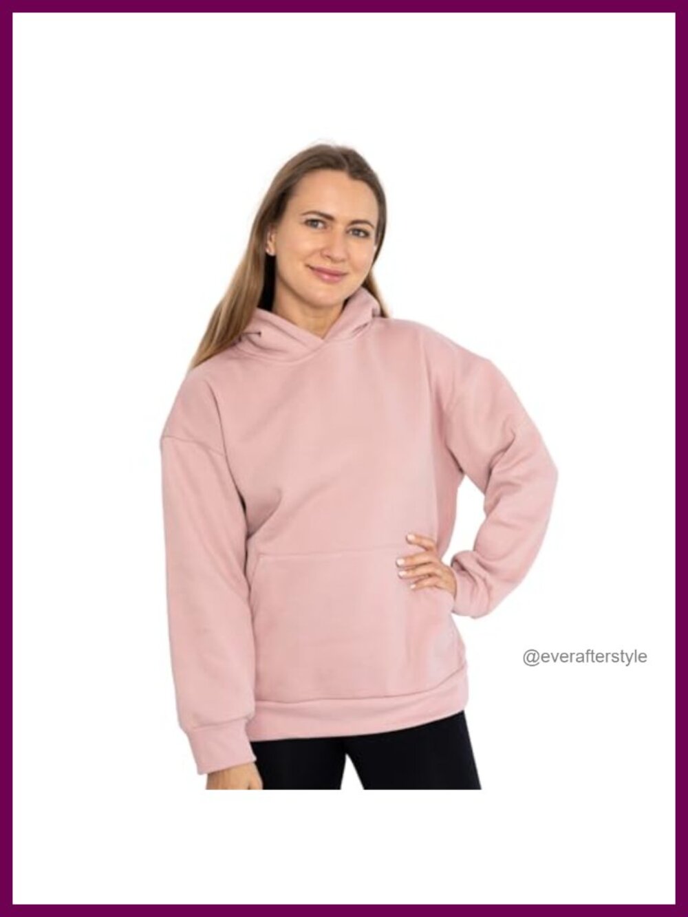 Oversized Fleece Hoodie Women Pullover Sweatshirt Cozy Fall Winter Lounge Travel